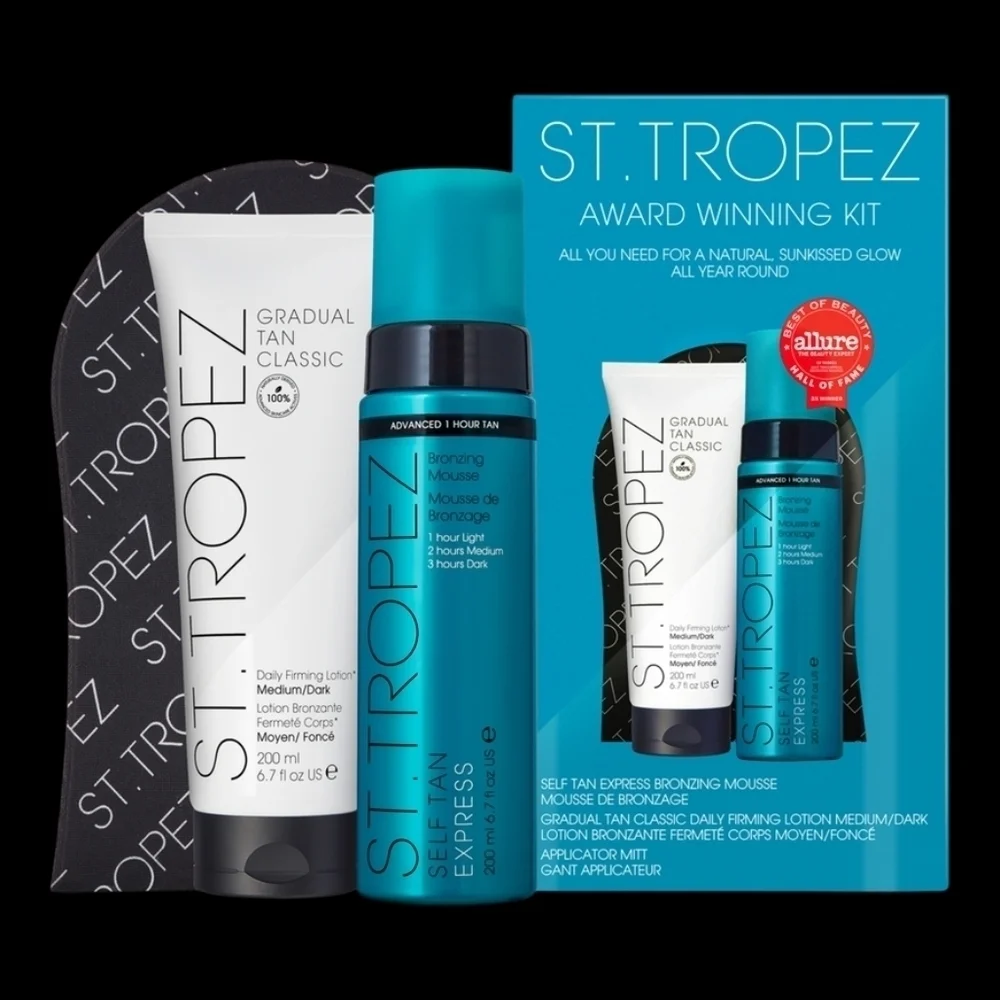 St. Tropez Award Winning 3 Piece Self Tan Kit - Picture 1 of 3